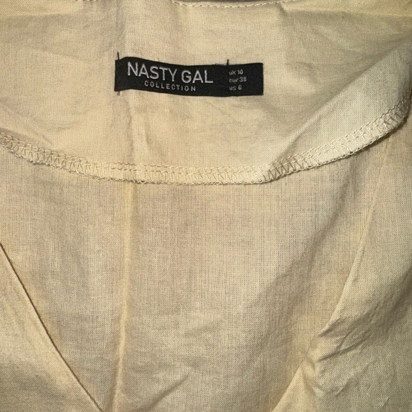 🌼Nasty Gal linen jumpsuit - Picture 7 of 7